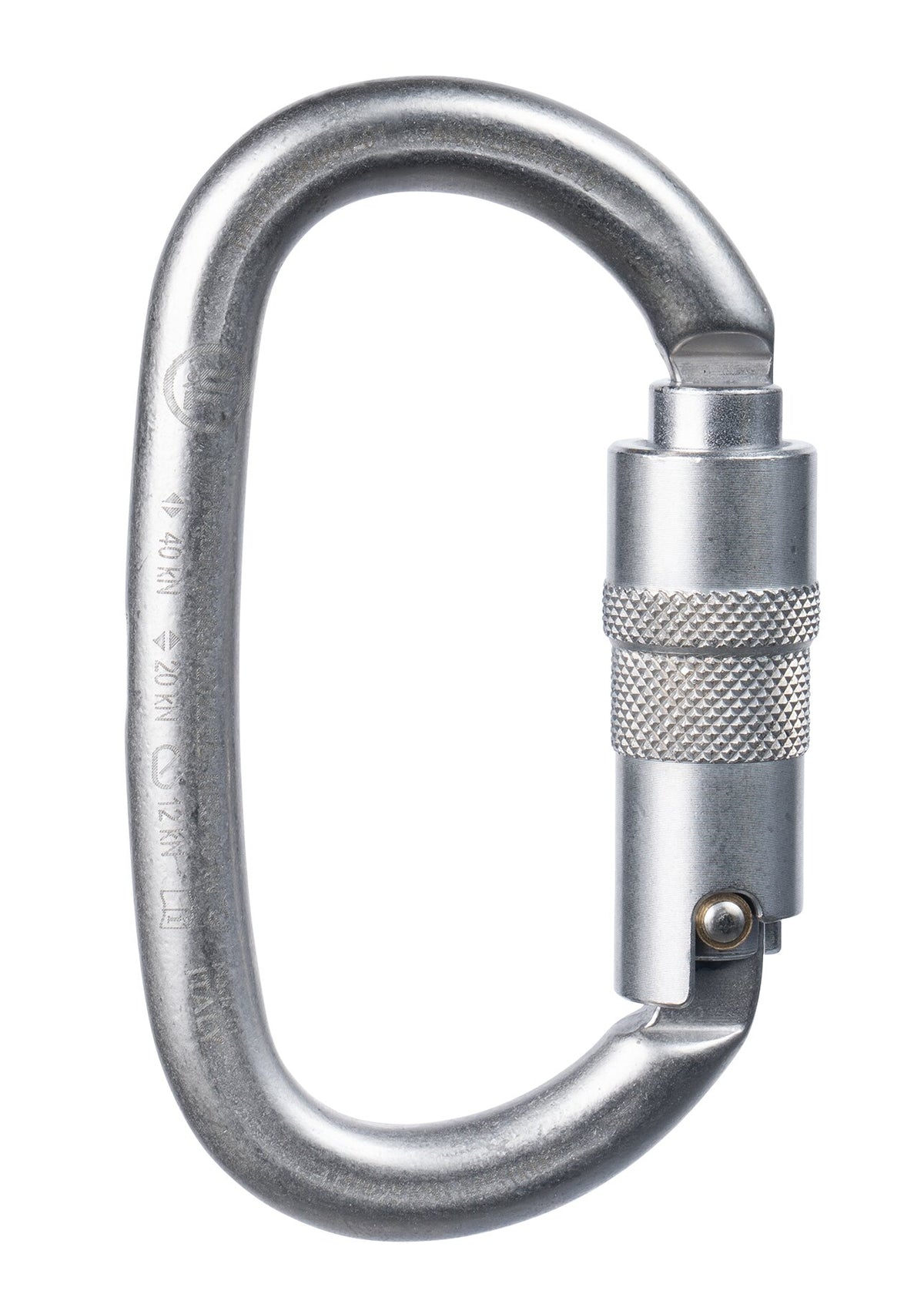 Mosquetones CMC Prosteel, mosquetón de bloqueo de acero con alta resistencia, vista posterior - imagen 5