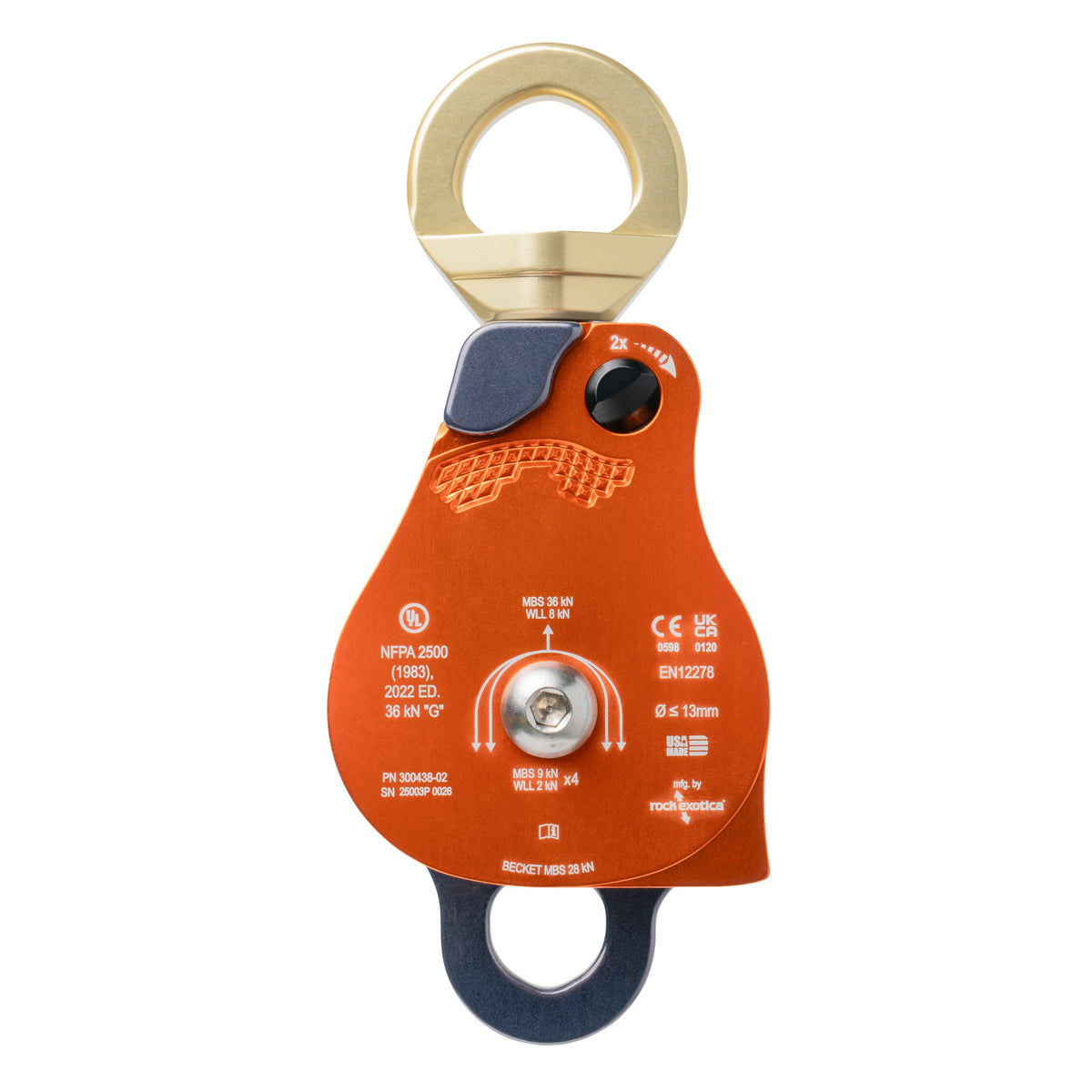 CMC Proswivel Pulleys, rigging pulley with swivel head, SKU 300431, product view 22 - imagen 21