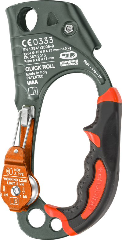 CMC Quick Roll Ascender, ascendedor con mango y polea integrada, SKU 343055