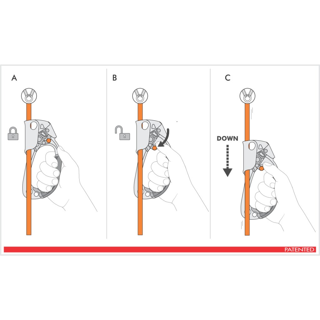 CMC Quick’UP+ Ascender, chest ascender for rope access ascending, close-up detail - imagen 6