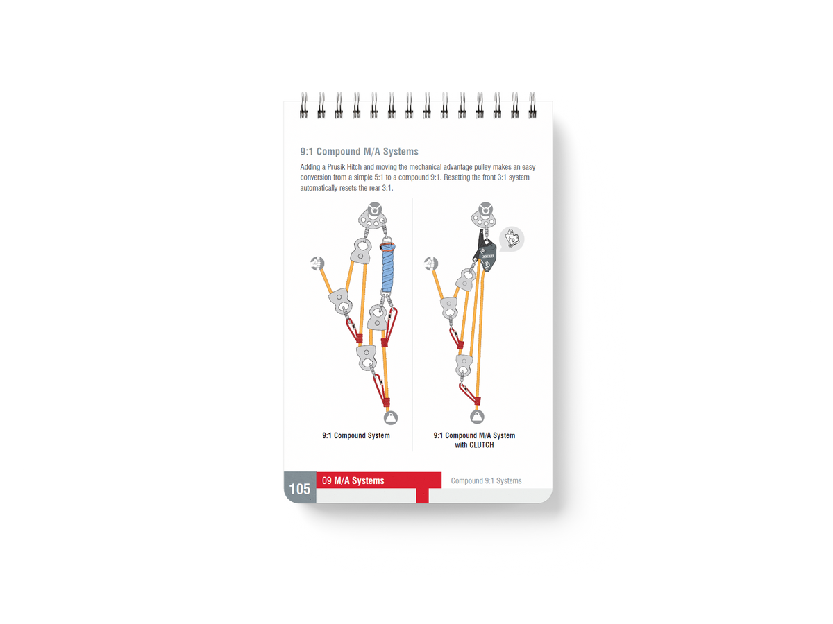 CMC Rope Rescue Technician Field Guide, pocket field guide for rope rescue technicians, alternate view - imagen 2