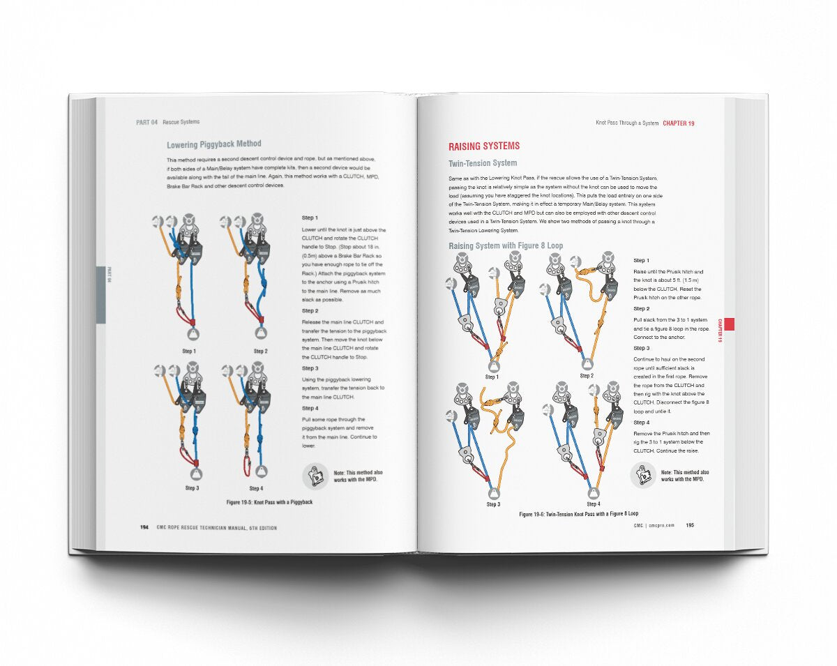 CMC Rope Rescue Technician Manual, rope rescue technician manual cover, alternate view - imagen 2