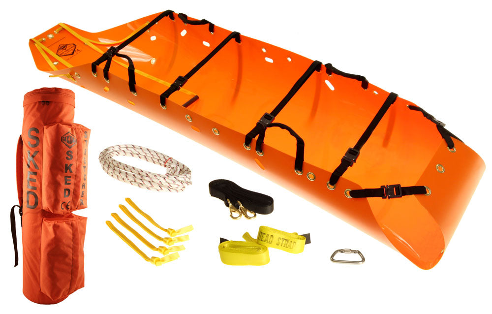 CMC Sked Basic Rescue System With Cobra Buckles, rollable stretcher system with Cobra quick-release buckles, alternate view - imagen 2