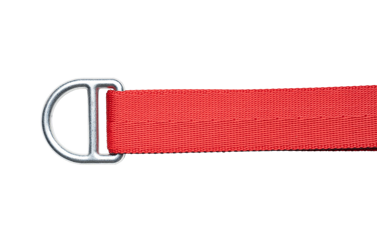CMC SL Variable Anchor Strap, adjustable webbing anchor strap with steel rings, side view - imagen 4