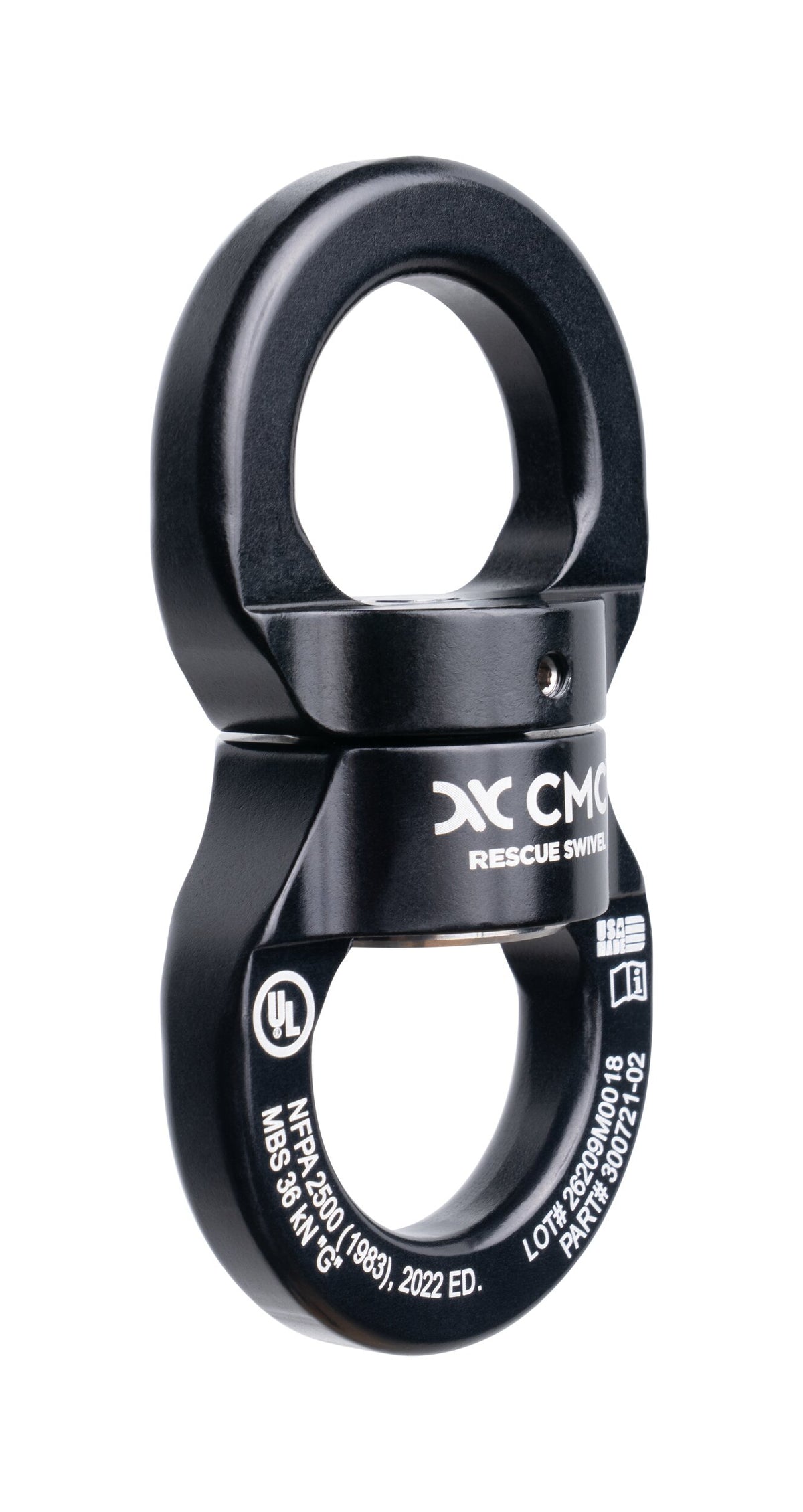 CMC Swivels, load-rated rigging swivel with sealed bearing, shown in use - imagen 7