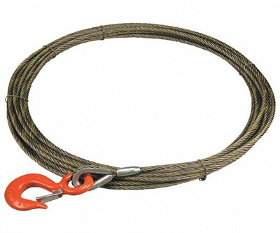 Cable de extensión 6X19 Iwrc con gancho y pestillo en un extremo Dedal en el otro extremo