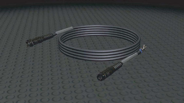 Motion Labs P14 Hoist Overmold Multicable coiled, with a connector on each end
