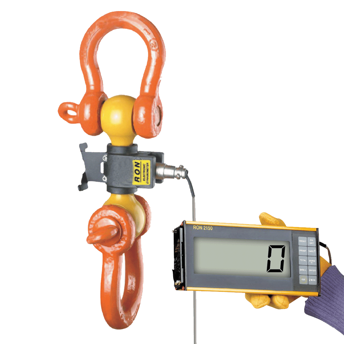 Eilon Engineering Dinamómetro con cable Ron Crane Scales™ Ron 2150 con pantalla acoplable de 2"/50 mm - Dinamómetro con cable Ron Crane Scales™ Ron 2150 con pantalla acoplable de 2"/50 mm: ahora disponible en MTN Shop EE. UU. - imagen 2