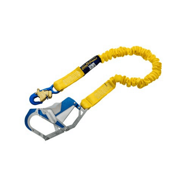 3M™ DBI-SALA® Shockwave™2 Shock Absorbing Lanyard with Self-Locking Snap Hook and Transverse Load Rated Self-Locking/Closing Comfort Grip Snap Hook