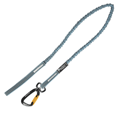 Tool Tether with Choke-on Web Loop and Aluminum Swivel Carabiner