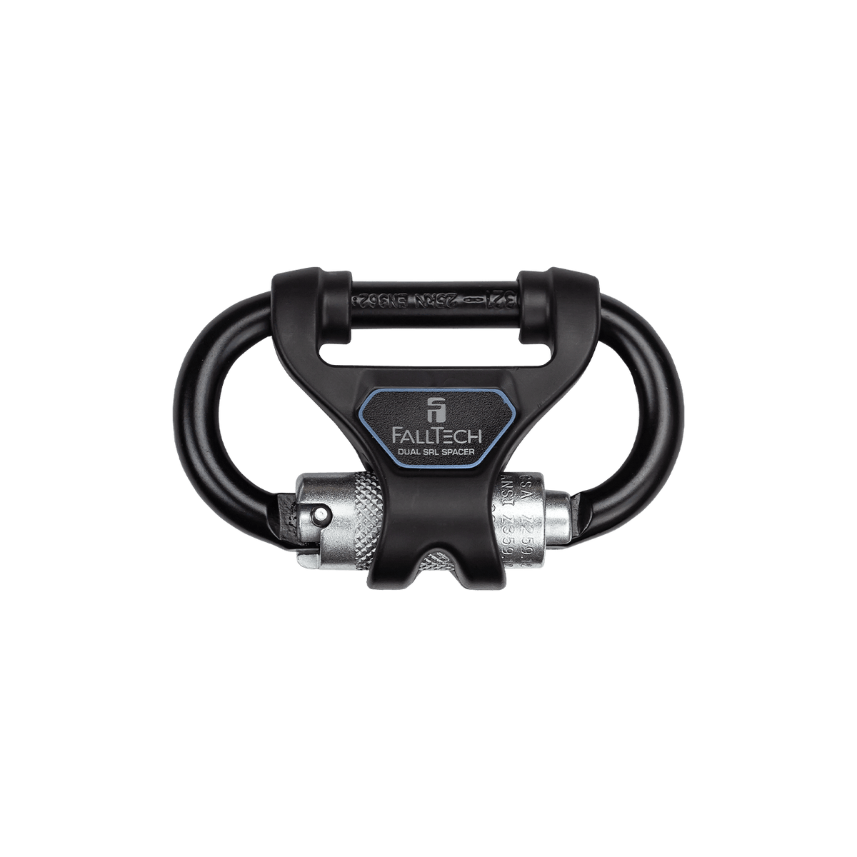 Mosquetón de acero con clip de alineación