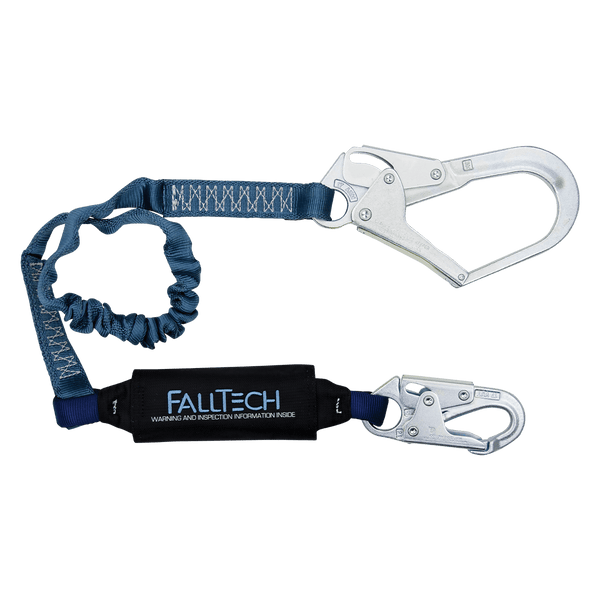 Elastic Energy Absorbing Lanyard