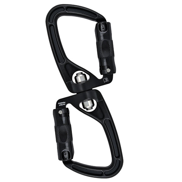 Rock Exotica SwivaBiner (Auto-Lock): el SwivaBiner cuenta con un casquillo de alta resistencia que resistirá un mayor abuso que un rodamiento. – Ahora disponible en MTN Shop US.