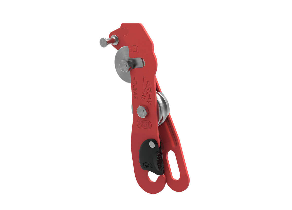 Descensor Petzl SIMPLE - Instalación fácil y rápida
