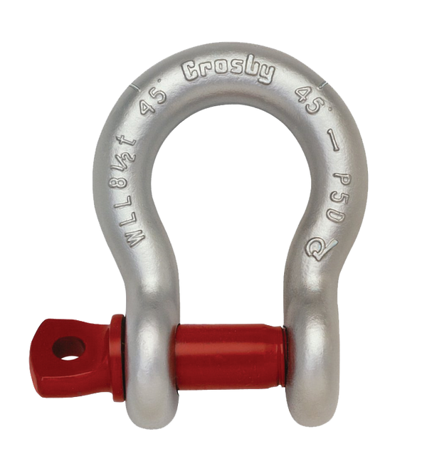 Grillete con pasador roscado Crosby - Galvanizado