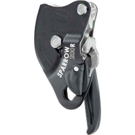 Descenso de cuerda PMI Sparrow 200R: el Spider de SMC es un descensor con frenado automático y clasificación NFPA, diseñado para posicionamiento en el trabajo y descenso personal. Permite cargar y descargar fácilmente sin soltarse del arnés. – Ahora disponible en MTN Shop US. - imagen 2