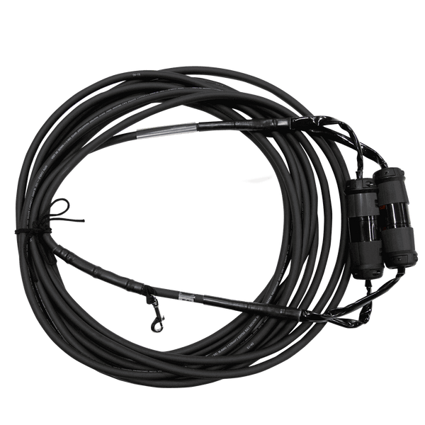 Mountain Productions Dual Twist Motor Cable 16/7 (3-Phase)– 16/7 Motor Cables with Dual Twist Hubbell Connectors for electric chain hoist power and control. Best motor cables for CM chain hoists in lengths from 5' to 200' – Now available at MTN Shop US.
