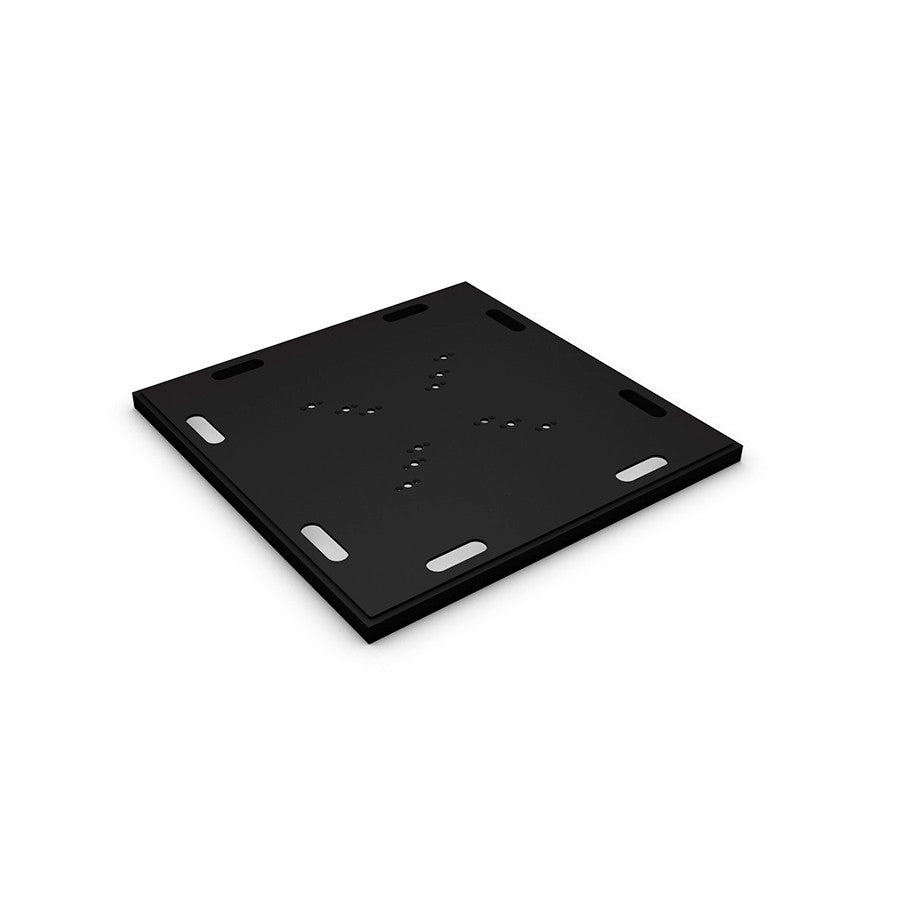 Placa base de acero JTE Negro 36 x 36
