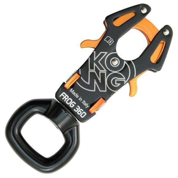 Kong Frog 360 Giratorio "apto para textiles": El Kong Frog 360 combina el popular conector FROG con un giro suave y amigable para los textiles. El conector puede conectarse directamente a textiles y permitir cordones que no se tuerzan. El innovador sistema de cierre de las puertas permite una conexión direccional rápida y segura. – Ahora disponible en MTN Shop US. - imagen 5