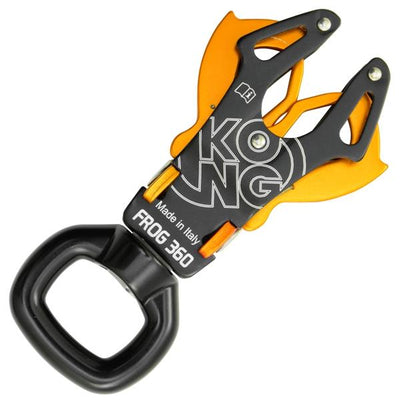 Kong Frog 360 Giratorio "apto para textiles": El Kong Frog 360 combina el popular conector FROG con un giro suave y amigable para los textiles. El conector puede conectarse directamente a textiles y permitir cordones que no se tuerzan. El innovador sistema de cierre de las puertas permite una conexión direccional rápida y segura. – Ahora disponible en MTN Shop US.