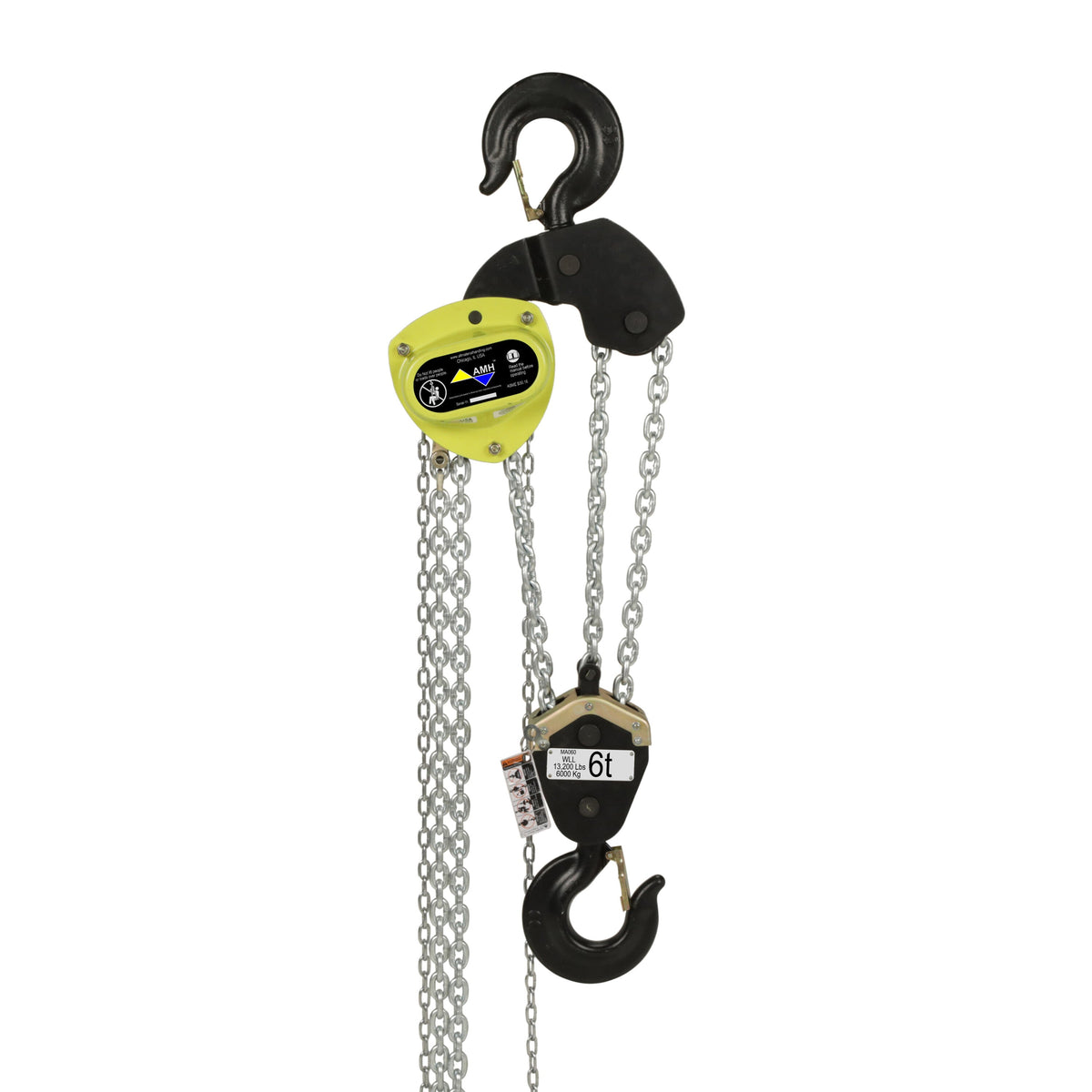 AMH Manual Hoist 1t to 8t– The AMH Manual Hoist 1.0t to 8.0t USA Chain is an excellent choice for anyone looking for a reliable and versatile hoist. With its lifting capacity, ease of use, and durability, this hoist can help you increase productivity and efficiency in your workplace, while also ensuring the safety of workers and equipment. – Now available at MTN Shop US.