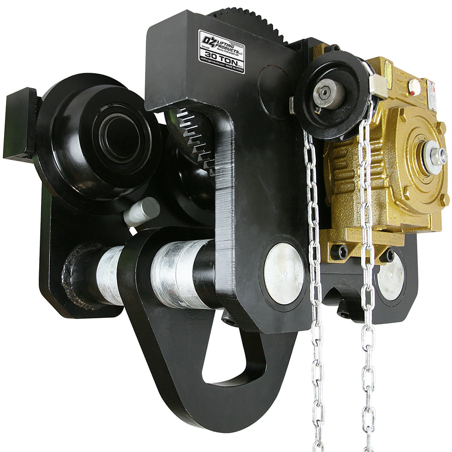 OZ Lifting Geared Beam Trolley