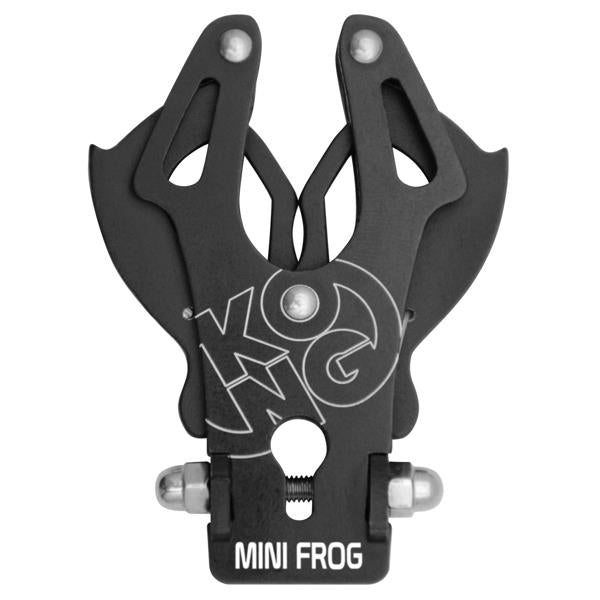 Kong Mini Frog Rope Connector– The Kong Mini Frog is a pocket-sized version of the popular Frog connector. The Mini Frog features the same engineering of the opening gates function with automatic closure. It is great for making leashes, suspension systems of professional cameras, lanyards for tools and so much more. Unlike the standard version, the mini is not a PPE and it is not suitable for human load. – Now available at MTN Shop US.