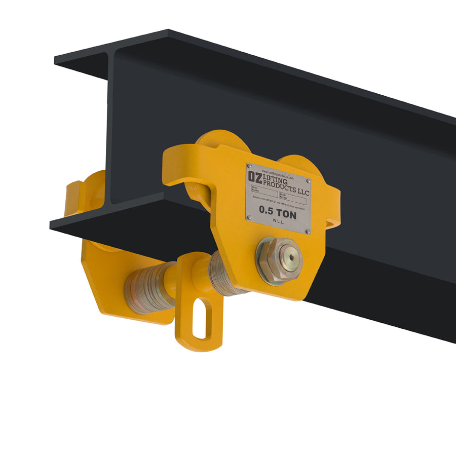 OZ Lifting Push Beam Trolley