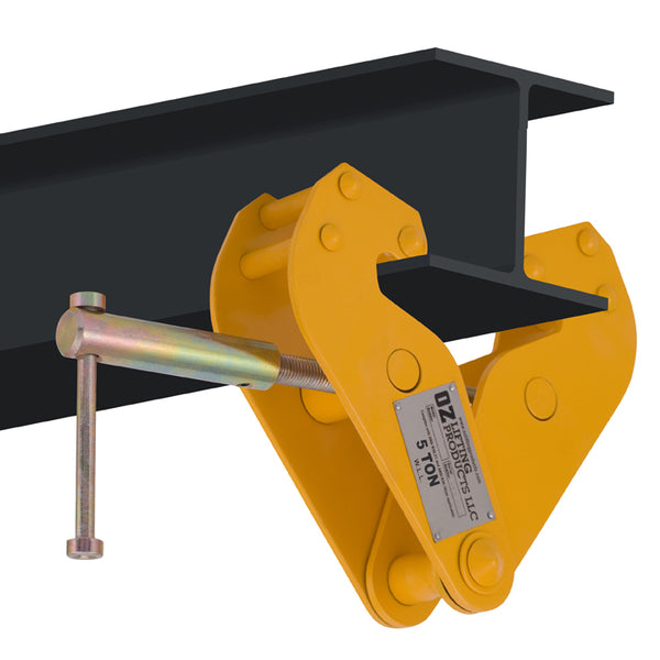 OZ Lifting Beam Clamps– The Oz Lifting beam clamps can quickly and securely fasten onto most I-beams to support weight ranging from 1 ton to 10 tons. The robust clamp is fully-welded with an all-steel construction making it highly durable and dependable. – Now available at MTN Shop US.