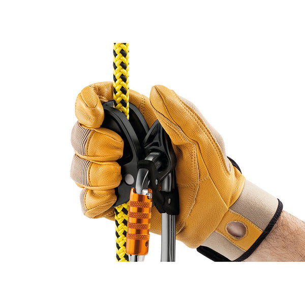 Petzl MICROFLIP Lanyard - MICROGRAB Cam-Loaded Rope Clamp