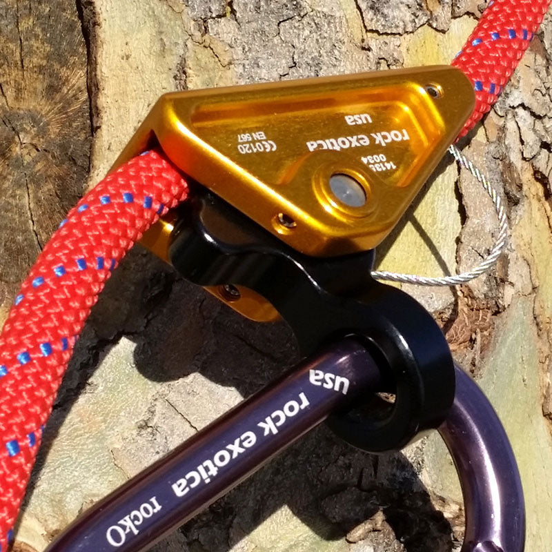 Rock Exotica rockGrab 90° Jaw: el rockGrab 90° es un diseño avanzado con respecto al tradicional sujetador/ajustador de cuerda. Con un punto de conexión de 90°. – Ahora disponible en MTN Shop US. - imagen 4