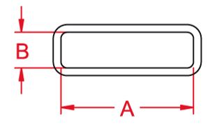 Dimensiones del anillo rectangular Kong - imagen 3
