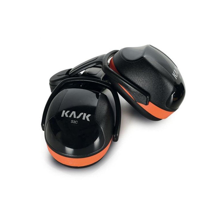 KASK SC3 Ear Muffs - Hearing Protection– KASK SC3 Ear Muffs protect up to 27dB of noise; ideal in extremely loud environments such as airports, car racing, industrial use, etc. CE EN, ANSI, and CSA compliant – Now available at MTN Shop US.