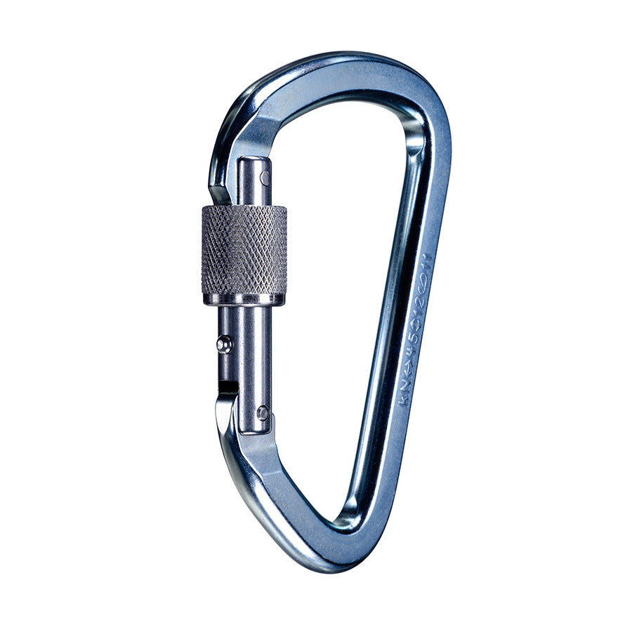 PMI SMC Lite Alloy Locking Steel Carabiner – NFPA– The SMC Lite Alloy Locking Steel Carabiners are NFPA compliant, compact and lightweight. Popular in caving and mountain rescue work. MBS: 10,116lbf – Now available at MTN Shop US.