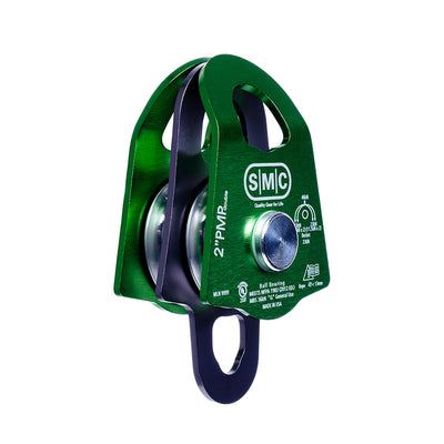 PMI SMC 2” Double Prusik Minding Pulley – NFPA– SMC 2” Double Prusik Minding Pulley is a mid-sized pulley ideal for rigging with 11mm - 13mm rope or when there is no room for a 3" prusik minding pulley. – Now available at MTN Shop US.