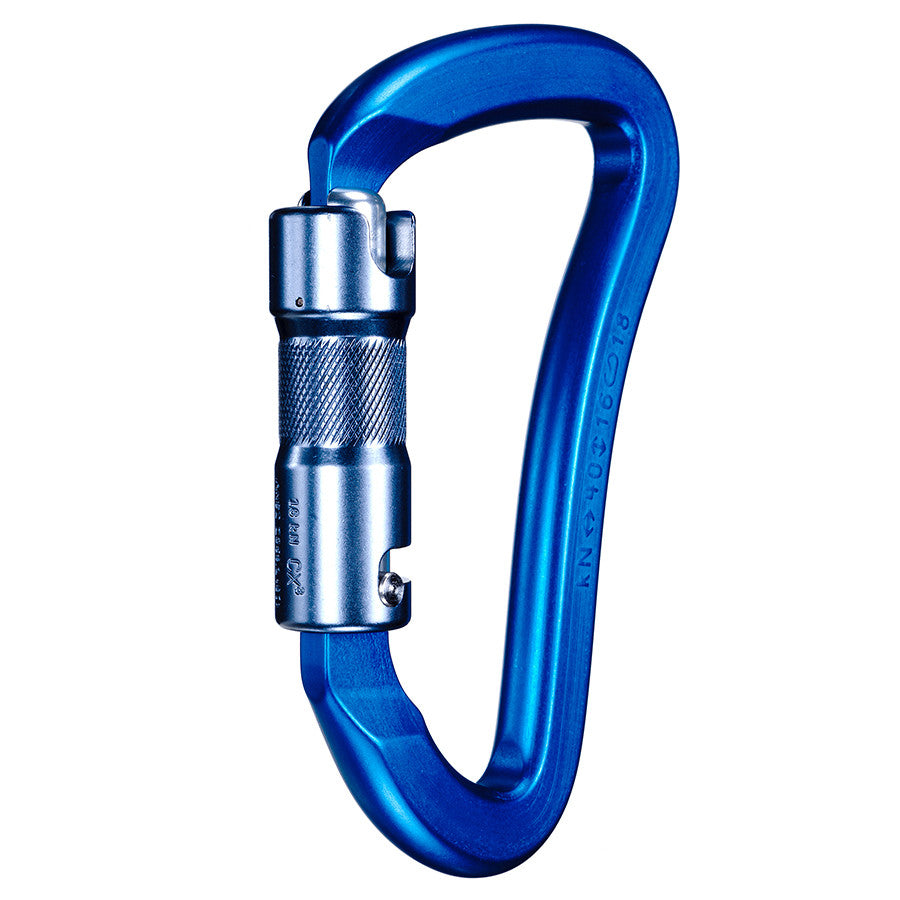 PMI SMC CrossOver Triple-Lock Carabiner – NFPA– The SMC CrossOver Triple-Lock Carabiner – NFPA has an ergonomic single-hand frame and Triple-Locking sleeve for easy and secure operation. NFPA, ANSI compliant – Now available at MTN Shop US.