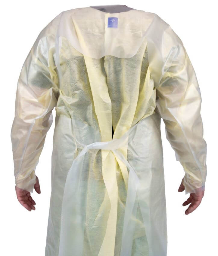Bata protectora de vinilo reutilizable y antimicrobiana MTN (paquetes múltiples): estas batas protectoras de vinilo antimicrobianas están diseñadas para ajustarse como una bata de aislamiento/no quirúrgica estándar. Se puede usar varias veces. Compra ahora. – Ahora disponible en MTN Shop US. - imagen 6