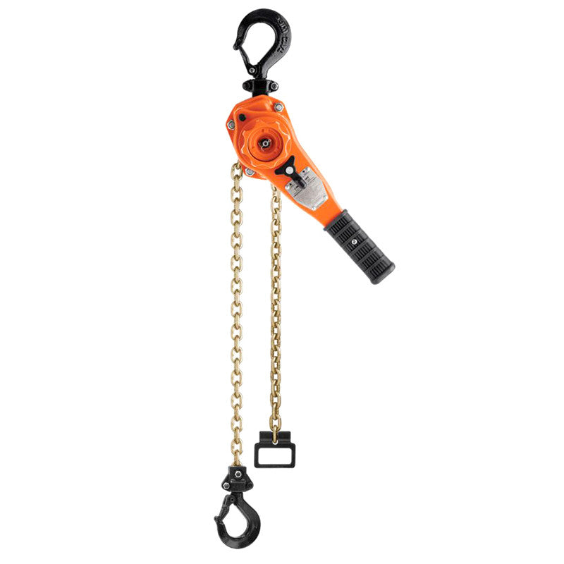 Polipasto de palanca CM Bandit: el polipasto de palanca CM Bandit es el polipasto de palanca de trinquete de 3/4 y 1-1/2 toneladas más compacto de la familia de polipastos de cadena manuales de CM. Disponible con elevación de 15', 20', 25' para uso en manipulación de materiales. – Ahora disponible en MTN Shop US. - imagen 2