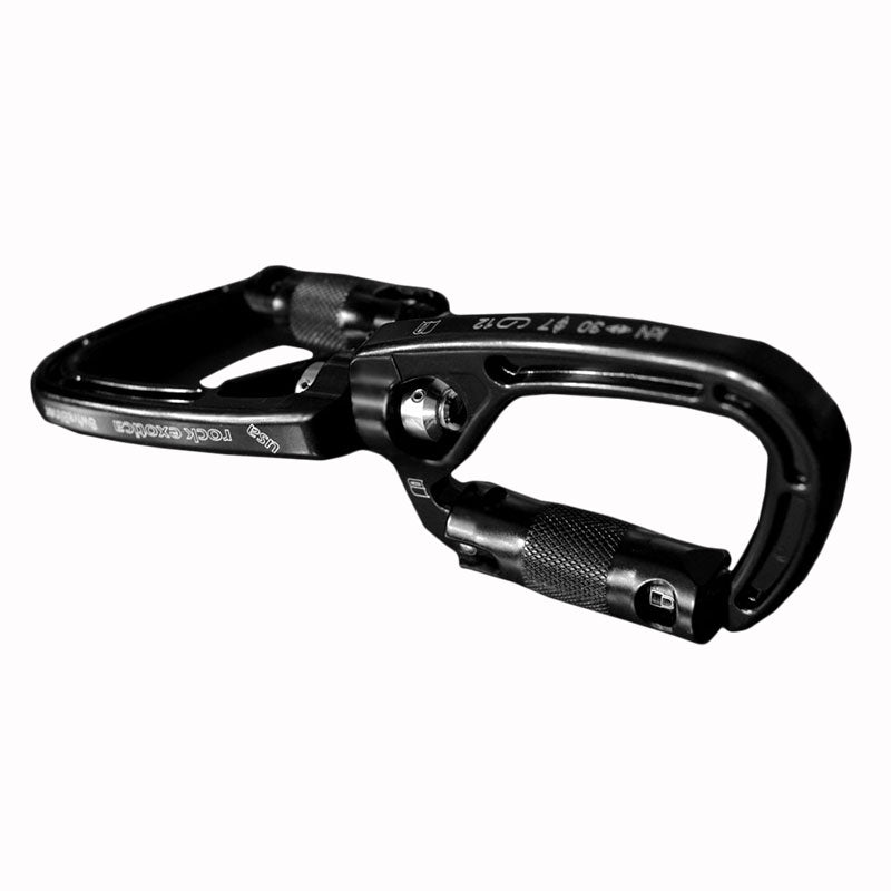 Rock Exotica SwivaBiner (Auto-Lock): el SwivaBiner cuenta con un casquillo de alta resistencia que resistirá un mayor abuso que un rodamiento. – Ahora disponible en MTN Shop US. - imagen 4