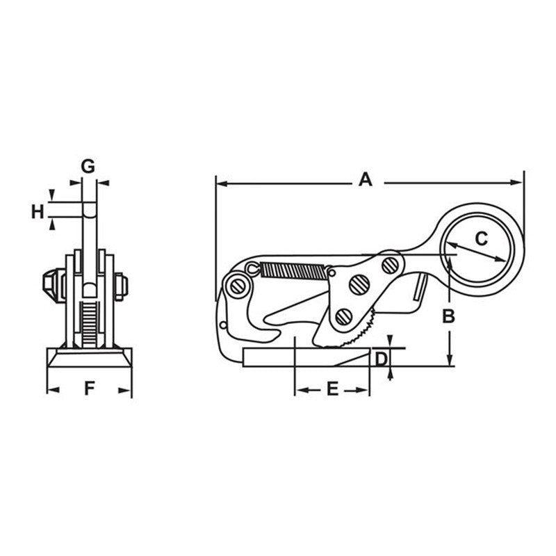 Camlok™ THS Plate Clamp– CM’s Camlok THS Plate Clamps can be used with single or two leg slings with a maximum angle of 60°. These clamps are designed to be used on structural steel plates up to a surface hardness of 300 Brinell (32HRc), providing that the plate can withstand the forces imposed. Trust in the Camlok brand to handle your materials safely and reliably every time. – Now available at MTN Shop US.