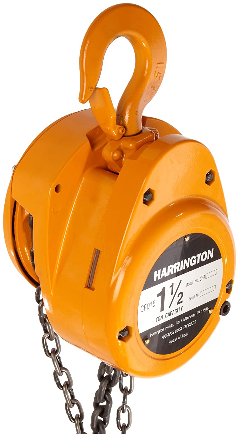 Harrington Hoist: CF Hand Chain Hoist 0.5-5 Ton– These Harrington hoists are the economical and practical choice for efficient, trouble-free service. The CF model is a long-lasting construction grade hoist – Now available at MTN Shop US. - imagen 2