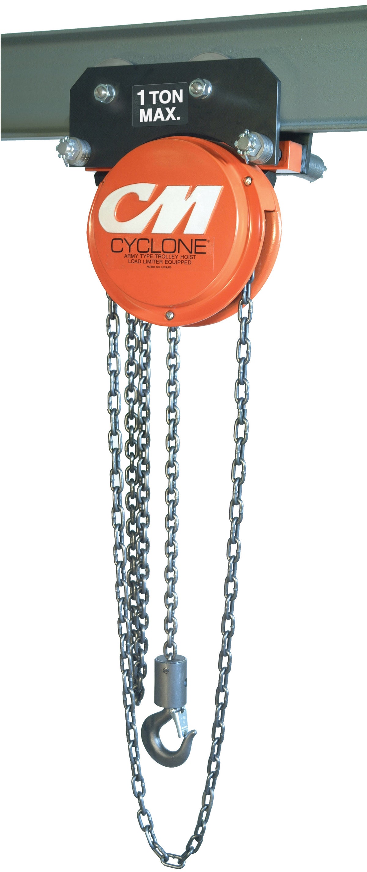 CM Cyclone Army Style Trolley Hoist– – Now available at MTN Shop US.