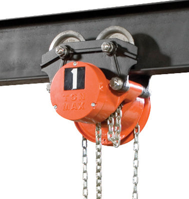 CM Cyclone Low Headroom Trolley Hoist