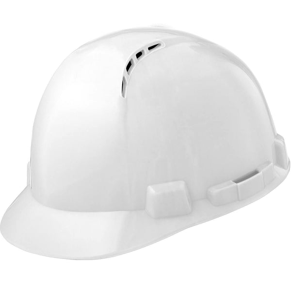 Lift Safety Hard Hat- Short Brim & Vented (Briggs); White