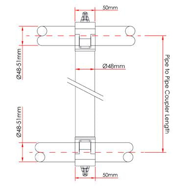 Doughty Pipe To Pipe Coupler Spec - MTN Shop - imagen 2
