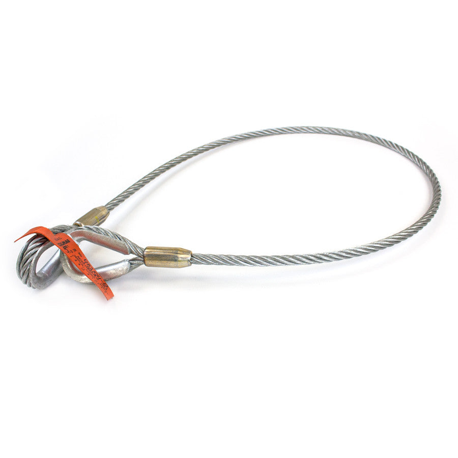 Lift-All Steel Wire Rope Sling - 1/2 Dia x 30 ft 12IGTTX30