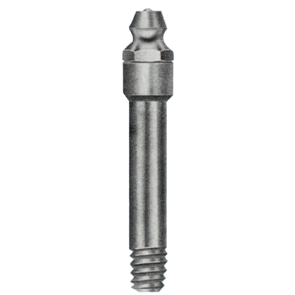 Alemite Hydraulic Fitting, Straight, 1-5/8 in L, Male/Male, 1/4 in (SAE)– – Now available at MTN Shop US.