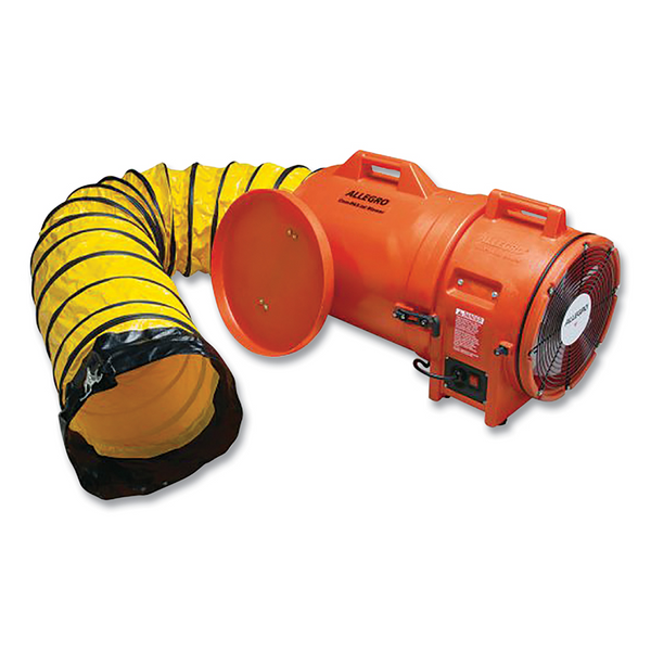 Allegro Axial Plastic Blower, 1 hp, 115/230V, 12 in, w/Canister, 25 ft– – Now available at MTN Shop US.