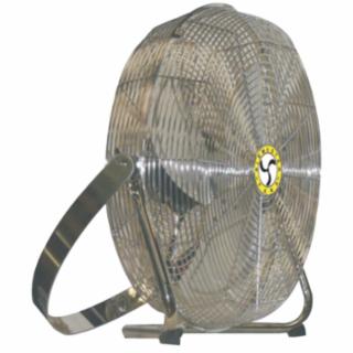 Airmaster 18-Inch High-Velocity Low Stand Pivot Fan with Yoke Mount & TE Motor