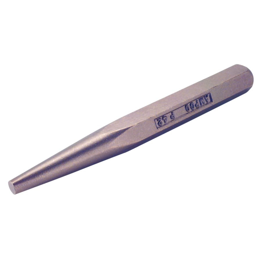 Ampco Safety Tools Machinists' Punches, 10 in, 1/2 in tip, Aluminum Bronze